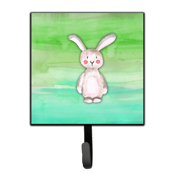Carolines Treasures Bunny Rabbit Watercolor Leash or Key Holder BB7437SH4 - main